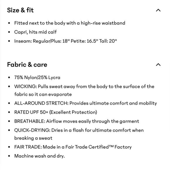 Athleta Transcend High Rise Capri - Teal (Size XS) - Picture 3 of 6